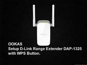 OOKAS- Setup D-Link Dap-1325 with WPS.