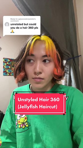 Unstyled Hair 360 | Jellyfish Haircut Tutorial