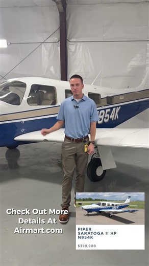 Hangar Check ✈️ 2000 Piper Saratoga II HP N954K