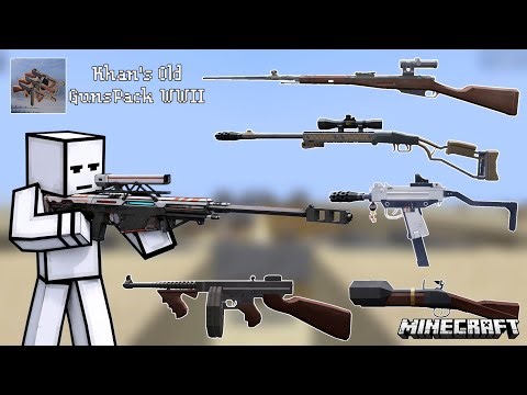 [TaCZ] Khan's Old Guns PackIn WW2 By: Khan_offline | Minecraft Java Edition