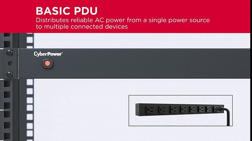 CyberPower PDU83107 Switched Metered-by-Outlet 3-Phase PDU, 200-240V, 50A (Derated to 35A), 30 Outlets, 0U Rackmount