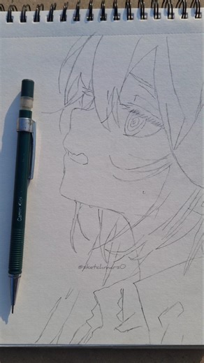 guess the character?#vocaloid #ボカロ #howtodraw #animeeart #animeeart #drawingprocess #pencilportrsit