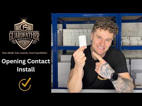 How to Install Wireless Door & Window Sensors | The Guardfather Security System
