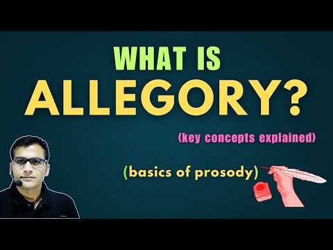 Allegory: Definition, Features & Famous Examples | #literaryterms #youtubevideo #literarydevices