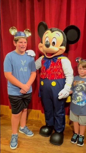 Meeting Mickey Mouse Meet & Greet in the Magic Kingdom at Disney World