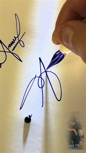 How To Sign The Letter A?? #signature #signfabrication #calligraphyalphabet #colorfulletters