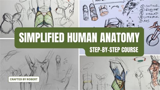 Human Anatomy for Artists: Complete Drawing Course with Timed Practice Assignments