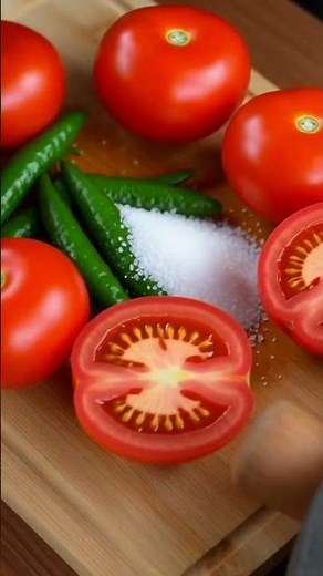 “Roasting a 3 KG Chicken Over Fire + Fresh Tomato–Chili Sauce | Real-Time Outdoor Cooking” #food