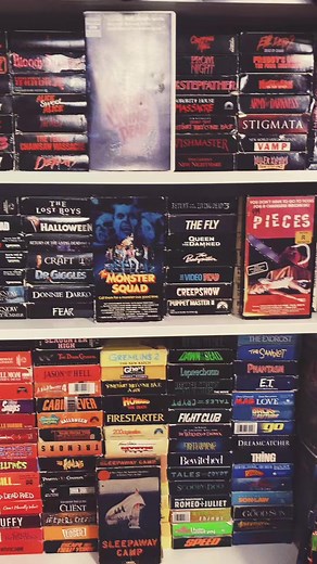 Exploring a Horror VHS Tape Collection