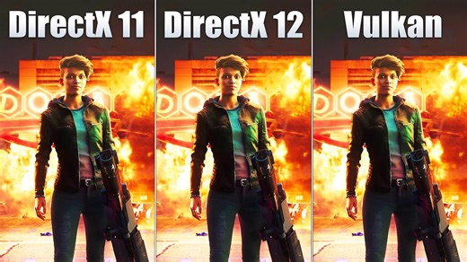 DirectX 11 vs DirectX 12 vs Vulkan (Saints Row 2022)