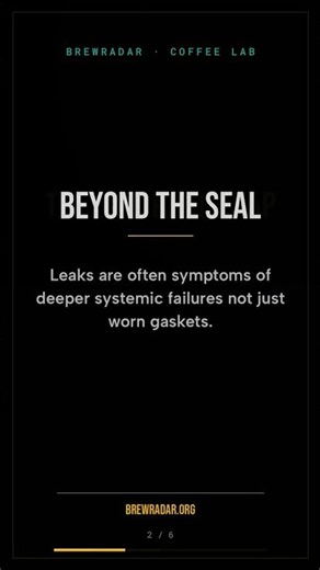 Is your coffee machine leaking on your kitchen counter? #Shorts