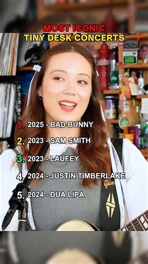 Whose NPR Music Tiny Desk concert was the best? #tinydesk #tinydeskconcerts #nprmusic #DuaLipa