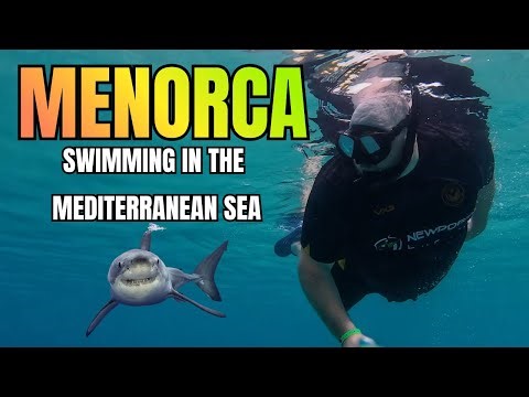 Swimming in the Mediterranean Sea - Menorca