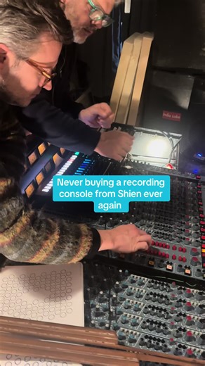 Lessons learned……. #harborstudios #redhook #recording #amek #recordingconsole