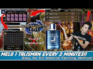 FAST MH Rise Melding Material Farming! Monster Hunter Rise Talisman farming Made FASTER and EASIER!