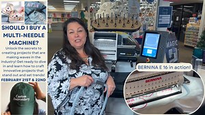 28 reactions | Are you asking yourself: Is it worth it to buy a multi-needle embroidery machine? Should I buy one?? Jen is here to help! Join her for an exciting event where you’ll discover everything you need to know about multi-needle machines. Discover how to create trending projects that are making waves in the industry! Find Out More → meissnersewing.com/products/multi-needle-event | Meissner Sewing & Vacuum Centers | Facebook