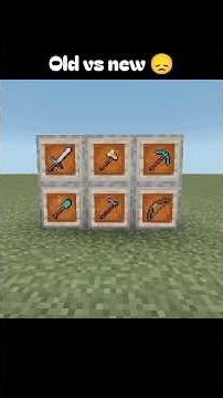 Minecraft New Vs Old Version 🥺
