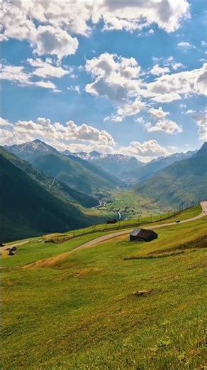 Heavenly view⛰️✨️#switzerland #swissalps #nature #shorts