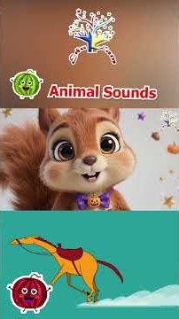 Halloween Mountain Animal Sounds Song 🐐🦅🐿️ | Goat, Eagle & Squirrel Sounds for Kids