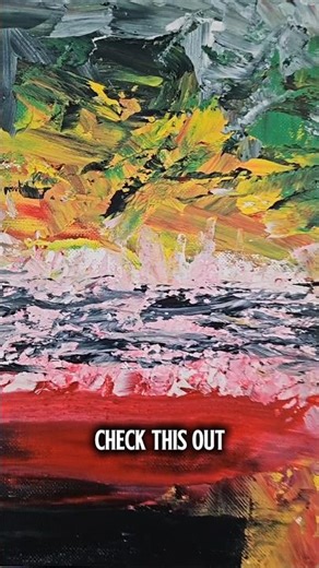 NO. 71 | Expressionist Oil cold wax Abstract Painting 112x12