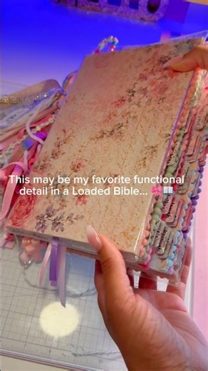 Add Ribbon Markers + Charms to Your Bible | Loaded Bible Step 5 🎀📖