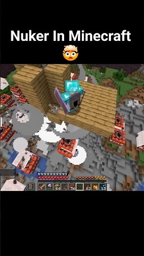 Minecraft TNT Nuker #minecraft #minecraftmemes #fypシ #fypシ゚viral #fyp