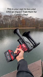 5.9K reactions · 734 shares | Make Father’s Day unforgettable (and loud). Get him an Impact Train Horn! Available at ImpactTrainHorns.com Use Promo Code “FathersDay” | Impact Train Horns | Facebook