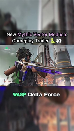 New Mythic Vector Medusa: Gameplay Trailer 🐍👀 #deltaforce #deltaforcegame #new #skin #DFCCSMP