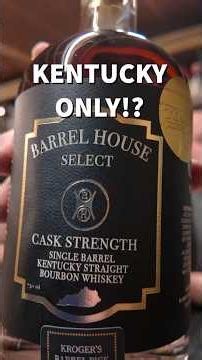 Kentucky ONLY!? #bourbon #whiskey #review #barrelhouse #kentucky