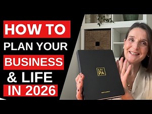 How to Plan Your Business and Life in 2026 (Printed Planner Walkthrough)
