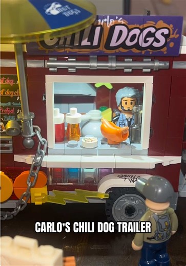Carlo’s Chili Dog Trailer is from LumiBricks. This was an absolutely amazing build. The details in this are amazing and for less then $40 you can’t beat that. The lights just take it to the next level. Use my Discount code: MARIOMAKESIT to get you a good discount at the check out. TRUST me you won’t regret it‼️🔥 @FUNWHOLE @LUMIBRICKS #lumibricks #funwhole #afol #buildwithme #stopmotiontrend