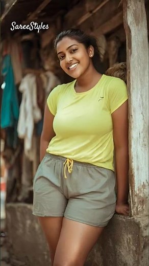 ✨🌿 Lime Green Top – Fresh Comfort Village Style For Everyday Elegance | #SareeStyles