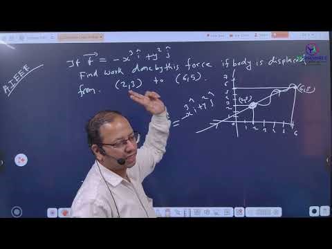 Work Power Energy Class 11 | Work Done by Force Examples & Variable Force | Lecture 2