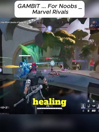 GAMBIT ... For Noobs Marvel Rivals_02#gambitguide, #2, #gambitgameplay, #gambitcombo, #cajun,