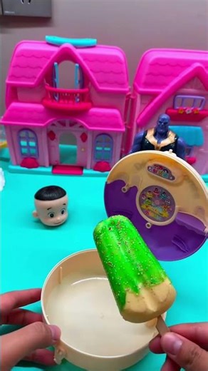 अंडा खोला निकला मेढक, बॉक्स खोला निकला ice cream, सुपरहीरो lo खाओ ice cream।।👺🦸🍦😂