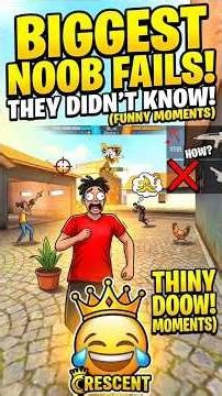 BIGGEST NOOB FAILS EVER! 💀 (Wait for it...) #ffshorts