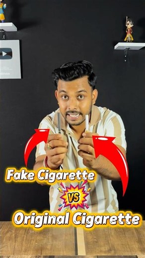 Fake VS Original Cigarette Testing #experiment #shorts #shortvideo