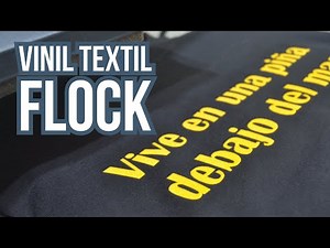 Estampando Vinil Textil Flock