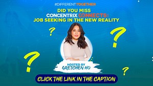 2K views · 38 reactions | If you missed Concentrix Connects last April 29, here's your chance to catch up! Watch the full webinar here: bit.ly/ConcentrixConnects-ep1 and connect with us about job opportunities in the new reality! Tag your friends in the comments and watch it together! #DifferentTogether #ConcentrixPH | Concentrix | Facebook