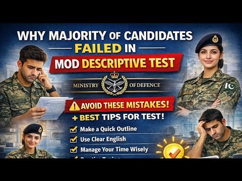 Why Majority Failed in Ministry of Defence MOD Analyst Descriptive Test – Avoid Mistakes & Top Tips!