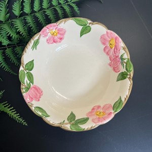 Vintage Franciscan Desert Rose Round Vegetable Serving Bowl 8”– Made in USA, Pink Rose Earthenware, Mid-century Dinnerware - Etsy Canada