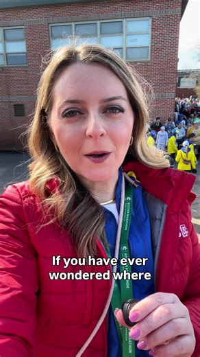Athlete’s Village in Hopkinton is where the 30,000 participants from all over the world gather before making their way over to the starting line. #bostonmarathon #hopkinton #startline @bostonmarathon