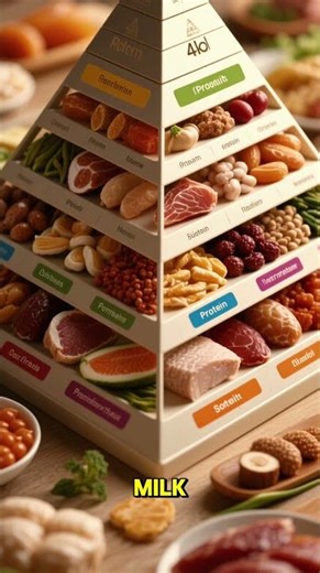 Food Pyramid Explained | How to Eat a Balanced Diet Every Day #healthyfood #healthyeating #food