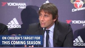"Chelsea belongs to the Champions League." - Antonio Conte on Chelsea's targets this season. | ChelseaFansChannel