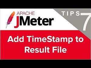 JMeter Beginner Tutorials | Tips n Tricks 7 💡 How to Append Timestamp in Result File Name
