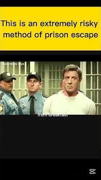 Prison Escape Genius Plan😱| The Most Clever Jail Break You’ll Ever See #shorts #movie #film #history