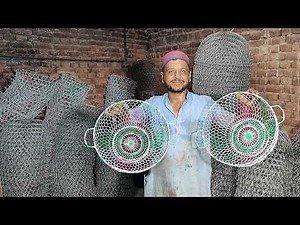 Unique Way to Make Metal Wire Baskets | How to Make a Metal Basket