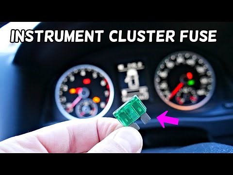 VW TIGUAN INSTRUMENT CLUSTER FUSE LOCATION REPLACEMENT, INSTRUMENTATION CONTROL MODULE