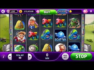 SPACE FORTUNE SLOT - UFO alien abduction themed video slot machine - Slotomania Game