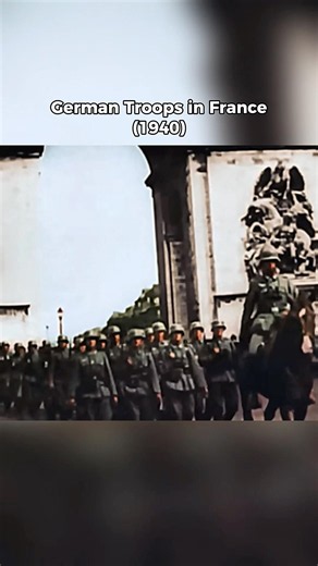 German Troops in Paris After Germany’s Victory (1940) | World War II | Real Footage